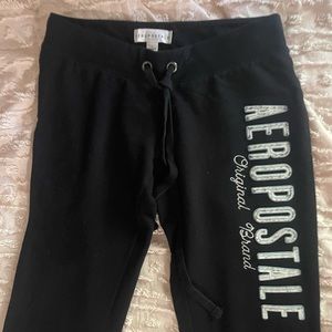 Aeropostale Flare Sweats, Black
